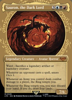 🔥 Sauron, the Dark Lord The Lord of the Rings- Tales of Middle-earth Ring Frame